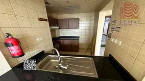 1bhk For sale cash: open kitchen with partial city view