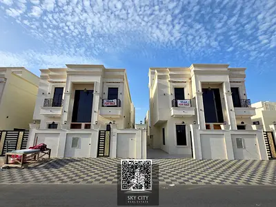 Villa for sale, registration fees included. 3 floors. Own your dream villa in Ajman directly from the owner, registration fees included. In an ideal