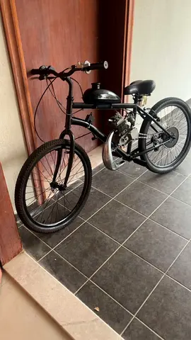 Custom petrol motorized bicycle — runs well 69cc