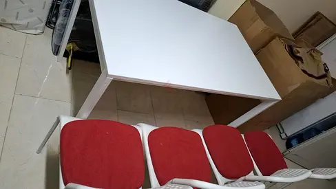 ikea dinning table with 4chairs with cushions