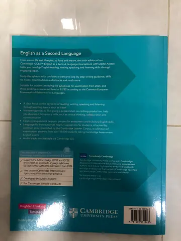 IGCSE English as a Second Language