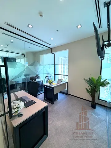 Executive Office Space | Floor-to-Ceiling Windows | Fully Furnished