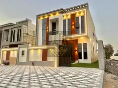 Distinctive ground and first-floor villa for sale in Al Zahya and Al Helio 2, featuring 4 master bed