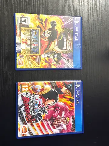 PS4 One Piece Games Bundle — Pirate Warriors 3  Burning Blood