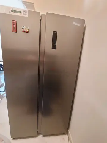 Super general Side by Side Refrigerator - Stainless Steel, Large Capacity