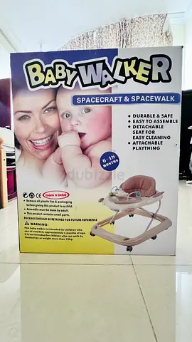 Baby Walker - Adjustable, Foldable (6-18 months) - Good Condition