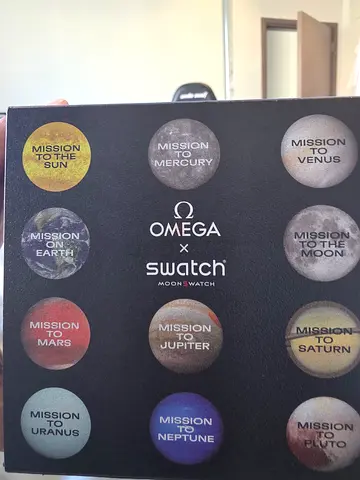Omega x Swatch Mission to the Planets box set (Moonwatch collaboration) - complete set