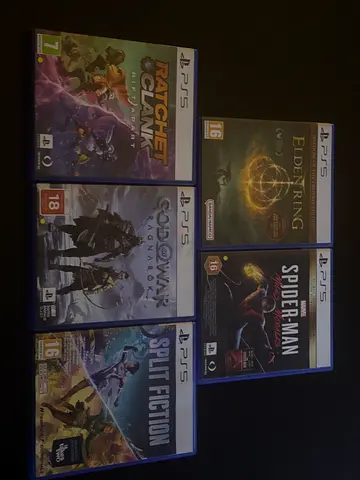 Selling ps5 exclusive games each for 120AED all in perfect condition