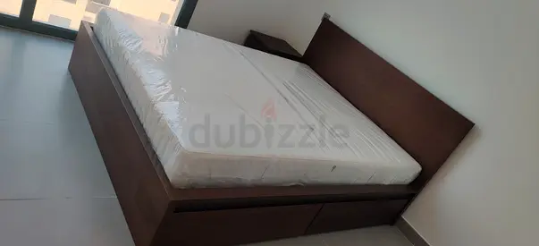 Ikea king size bed with mattress available in perfect condition
