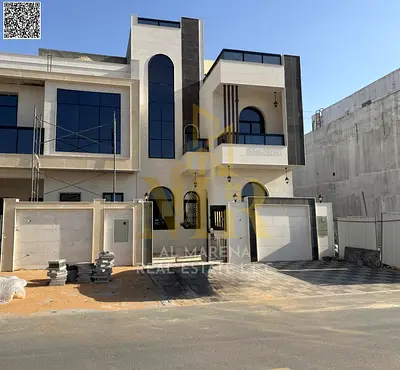 A villa with all registration and ownership fees included, on the main street, ready to move in, in the most prestigious areas of Ajman. Freehold owne