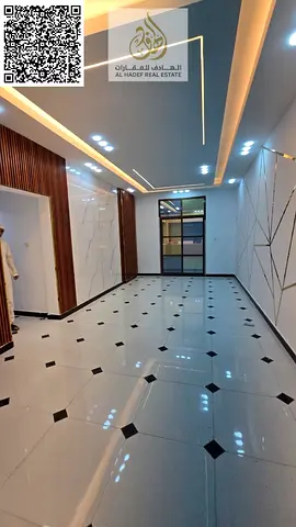 غرفتين وصالة + تشطيبات سوبر ديلوكس | الروضة 3 – قريب شارع الخرطوم | 4 دفعات | 45,000 فقط