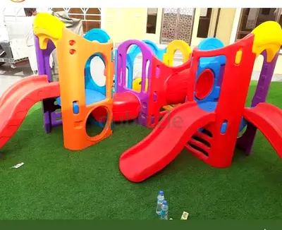 Mega Tri Kids Slides With Fun Play Area