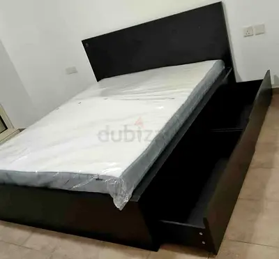 IKEA MALAM BED WITH IKEA MATTRESS