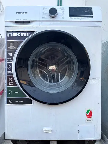 Front-load Nikai washing machine - 7kg, used