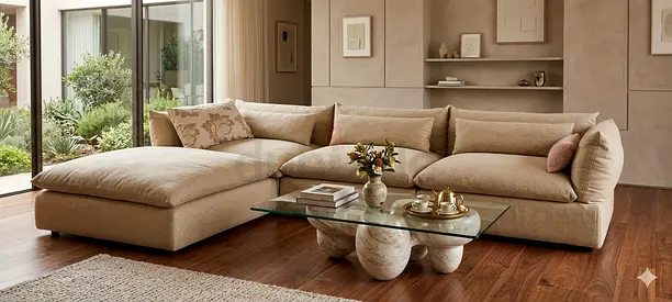 Marina home L Shape sectional sofa