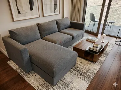 Ikea vimle L shape sofa bed with mattress