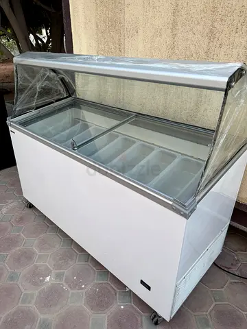 لاجة آيسكريم عرض تجارية (KLIMASAN) – نظيفة وجاهزة للعمل