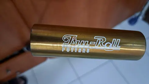 Tru Roll Brass Cylindrical Putter 34 inch