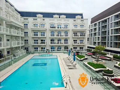 غرفة نوم واحدة مطلة على المسبح | شرفة | فينسيتور بالاسيو أرجان