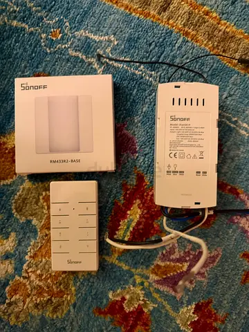 Wifi/RF Ceiling Fan and Light Control - Sonoff iFan04-H with wall mount