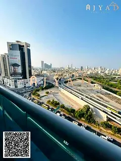 For sale: 2 bedroom apartment in City Tower Ajman, super lux finishing, near Palace and Grand Mall,