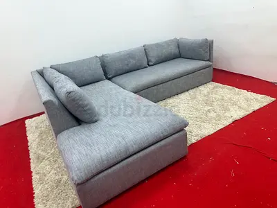 Like new condition pottery barn lshape sofa