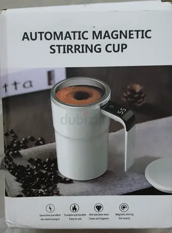 Automatic Magnetic Self-Stirring Coffee Mug - Used, Works Well