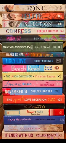 Used fiction  classics book collection — Harry Potter set + popular titles