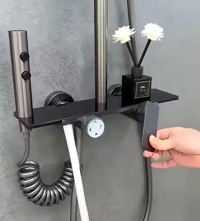 Stylish Shower Panel with Thermostatic Control