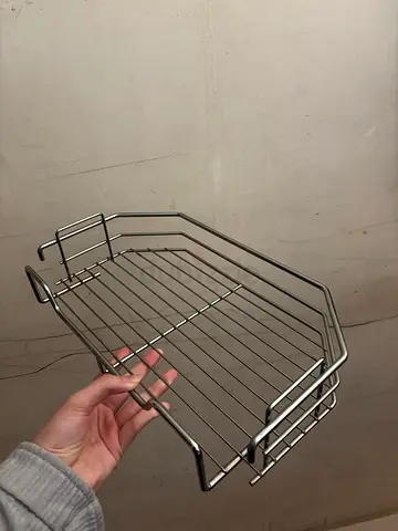 Steel shelves