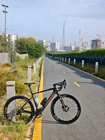 electric road bike cosmos vapor  L size black gold