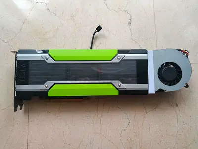 Long-form GPU / Graphics Card with External Fan (Tesla-style cooler)