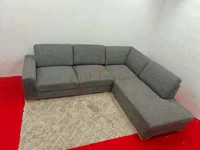 Top quality ikea comfortable Sorvallen gray lshape sofa