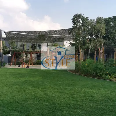 Townhouse for sale within the Masar project - Rubinia, located on a corner and featuring a modern design and practical spaces, within an integrated an