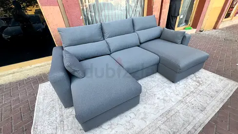IKEA Esklstuna L shape sofa Dark gray