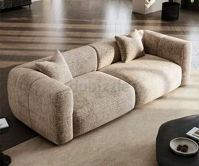 *Modern Bouclé 2-Seater Sofa – Cloud-Like Comfort for Your Living Room*