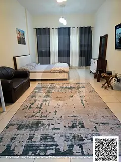 Furnished Studio for Rent Monthly | Ajman One Towers | All Amenities