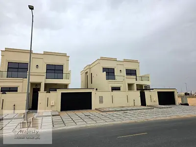 Luxury Villa for Sale in Tilal, Sharjah – Brand New | 5 Master Bedrooms + Office | 4300 Built-up on 4550 Plot | Modern Design & Premium Finishing – Ne