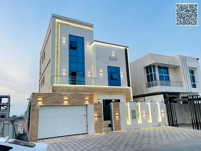 Luxury villa for sale in Al Bahia area, two floors and a roof