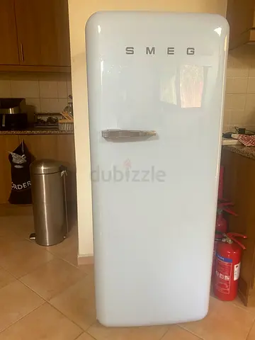 My Smeg Retro Refrigerator - light blue,  single-door.