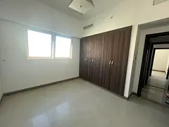 Two-bedroom apartment for rent in Al Qasimia. Open view. Parking. Free maintenance. Swimming pool an