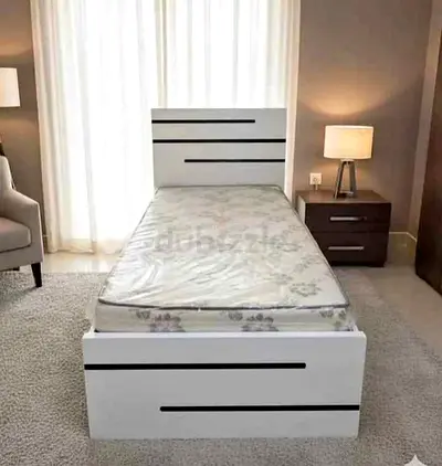Brand New wooden single Bed including Medical Mattress Available