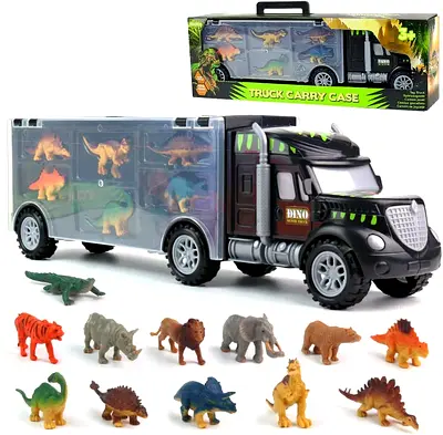Dinosaur Car Carrier Truck Toy