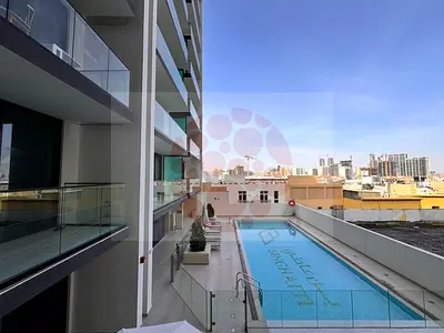 شقة استوديو | بن غاطي لافندر JVC | شرفة | إطلالة على المدينة والمسبح