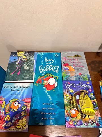 Collection of Childrens Picture Books — Henry and the Bubbles + Others