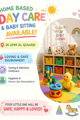 HOME-BASED DAY CARE/ BABY SITTING AVAILABLE IN UMM AL QUWAIN (keralites)