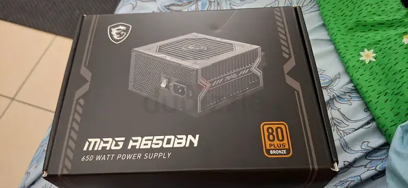 MSI MAG A650BN 650W 80+ Bronze Power Supply (Brand New in Box)