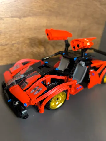 Lego Red Sports Miniature Car