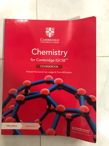 Chemistry for Cambridge IGCSE Coursebook