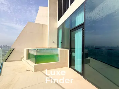 3BR Penthouse | Jacuzzi | Semi-Furnished | JVC